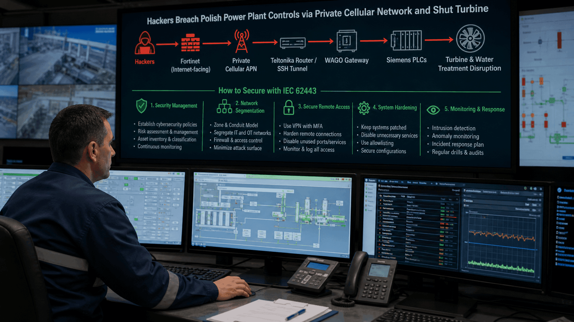 A Private Cellular Network Became the Attack Path into a Polish Power Plant